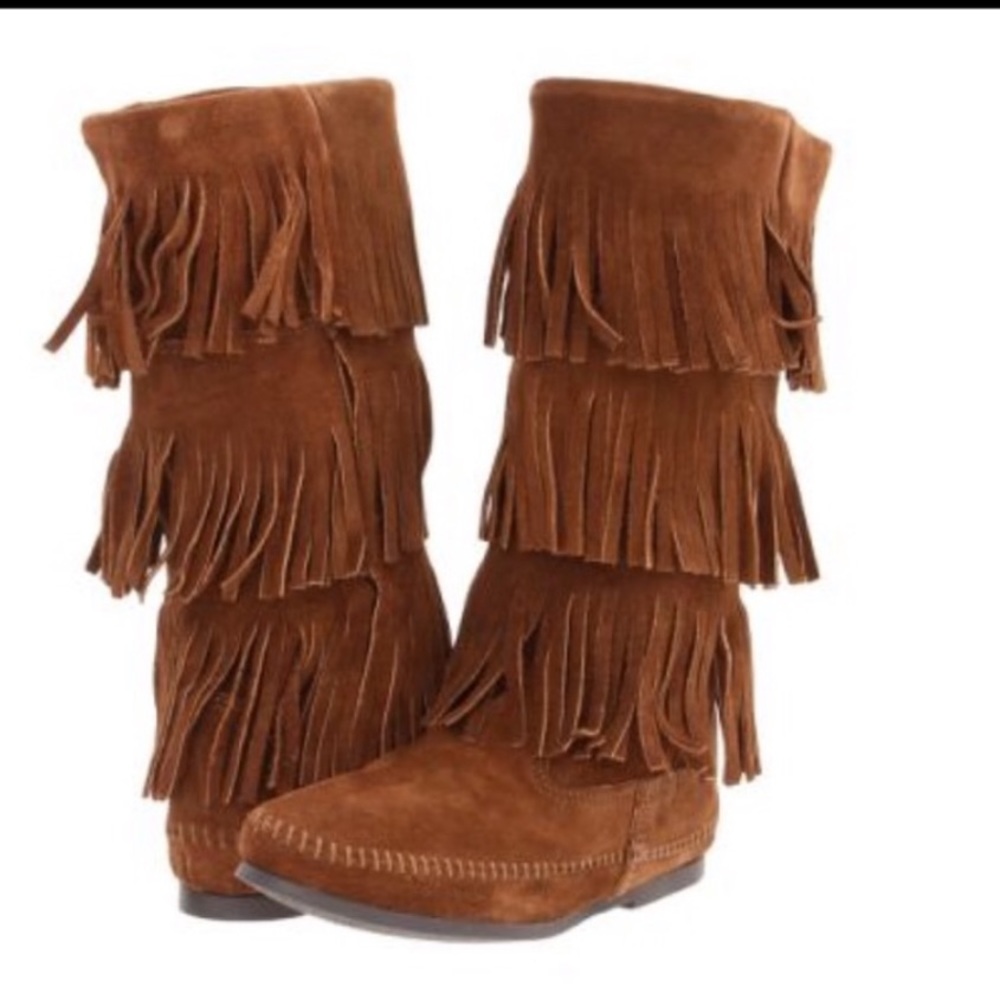 BoHo fringe Minnetoka boots